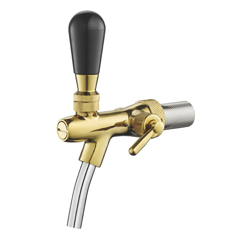einstellbarer Hahn PVD Gold